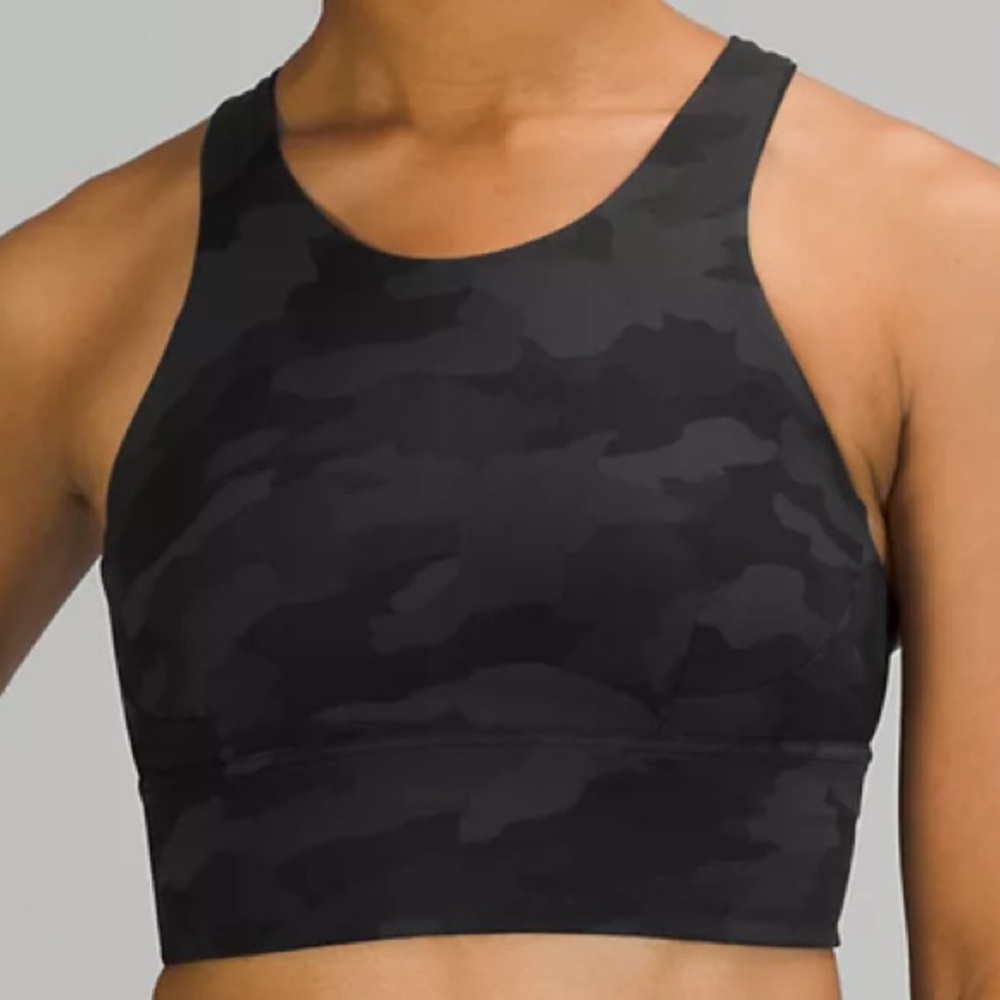 lululemon athletica Black Camo Sports Bra